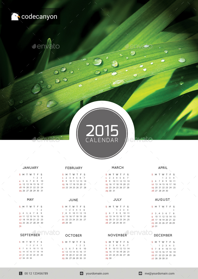 Wall Calendars, Print Templates | GraphicRiver